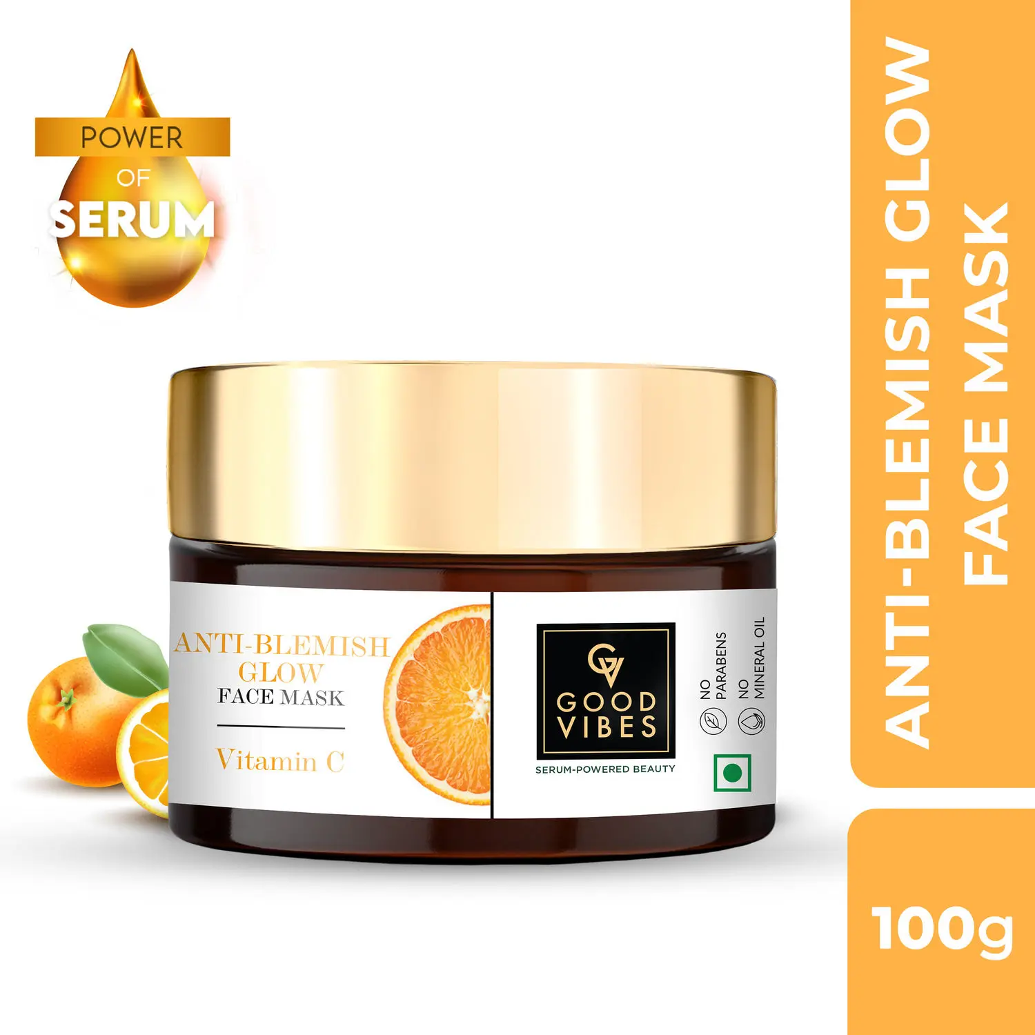 Good Vibes Vitamin C Anti-Blemish Glow Face Mask (100g)