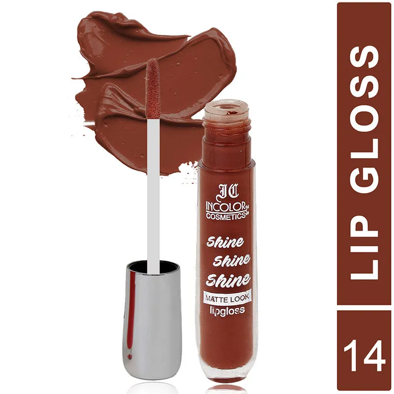 Incolor Shine Shine Shine Matte Lip Gloss - 14