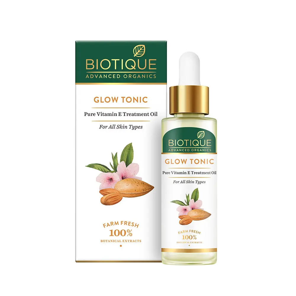 Biotique Advanced Organics Glow Tonic Pure Vitamin E Treatment Oil (30 ml)