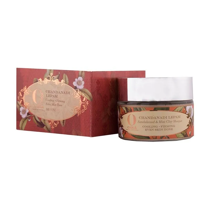 Ohria Ayurveda Chandanadi Lepam Sandalwood & Mint Clay Masque