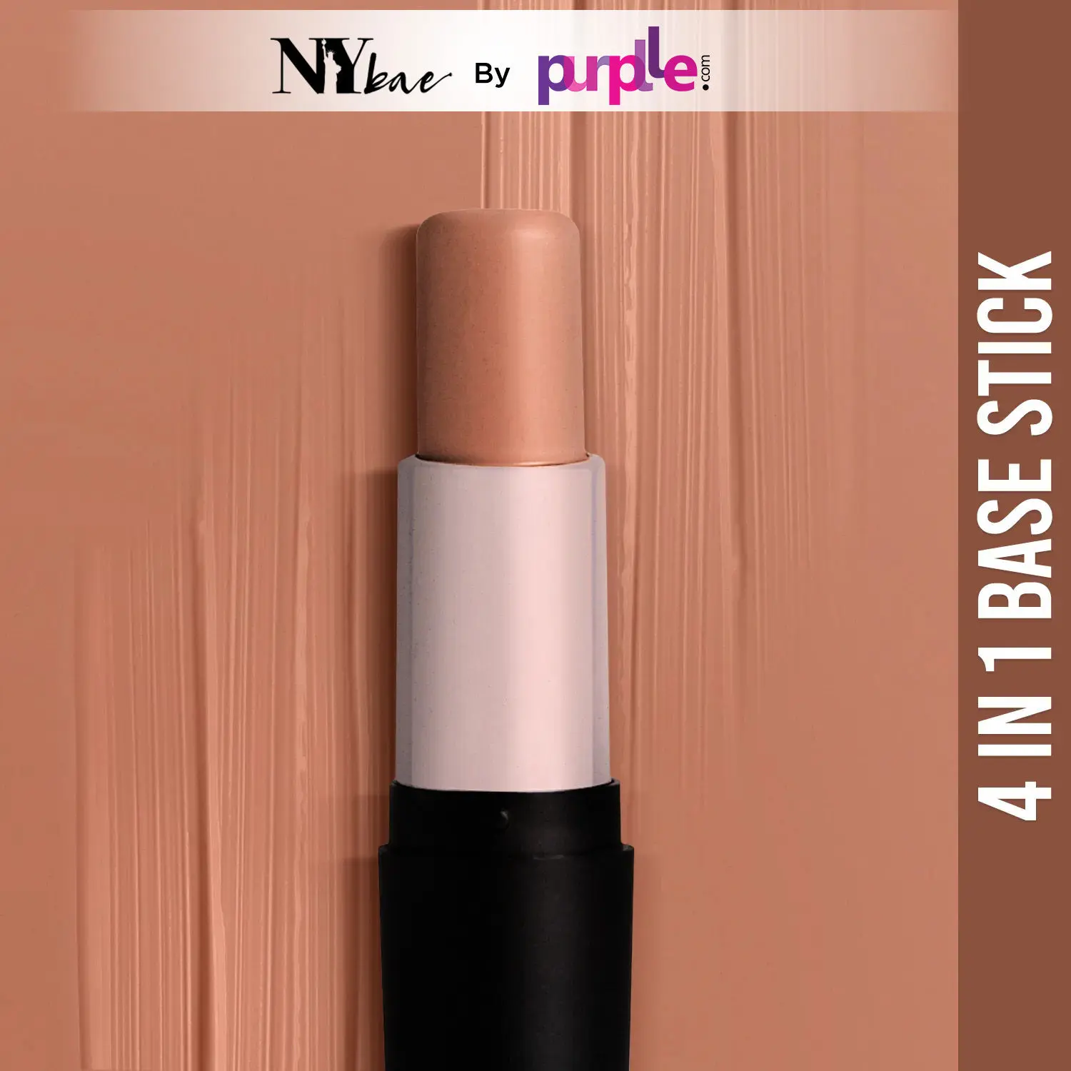 NY Bae All In One Stick - Warm & Cosy In Pelham, Pink Color Corrector 18 | For Dull Skin | With Vitamin E | Long Wear