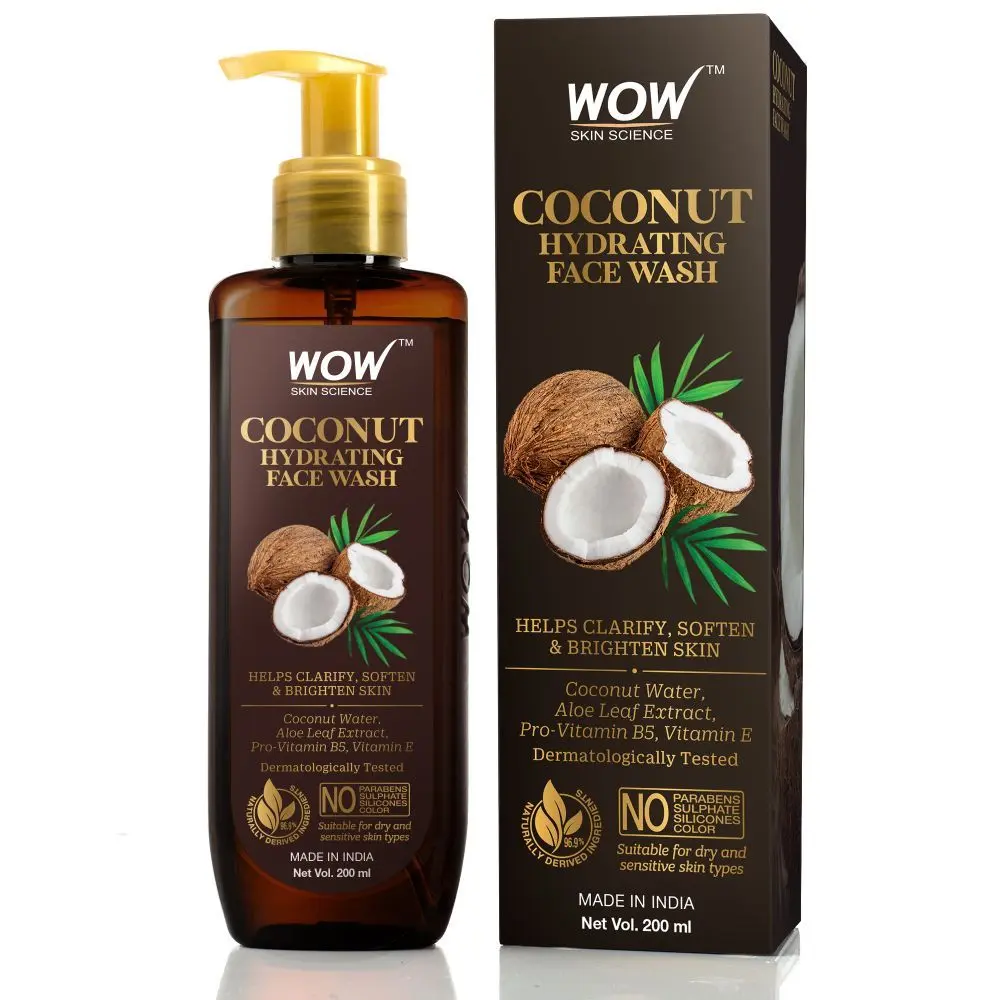 WOW Skin Science Coconut Hydrating Face Wash (200 ml)