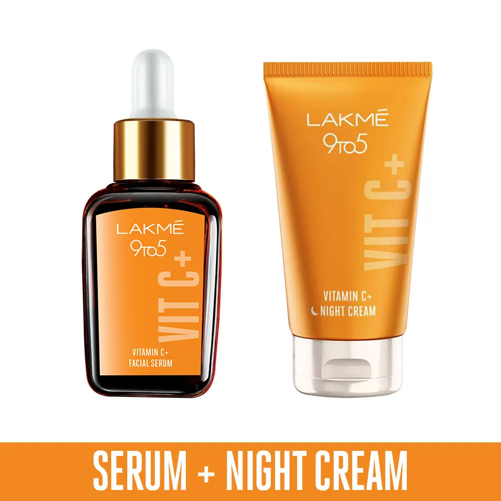 Lakme 9To5 Vitamin C PM Routine Combo