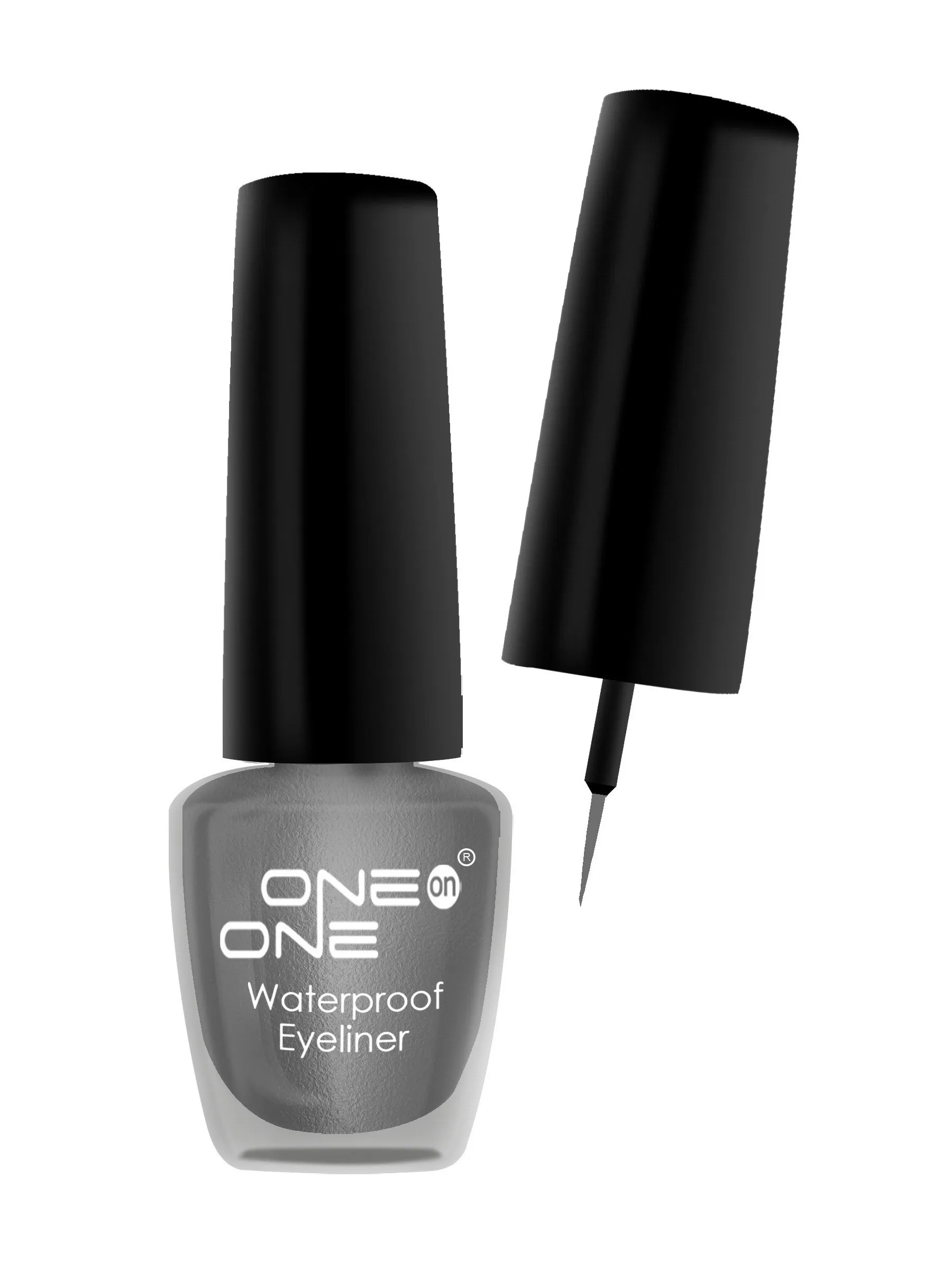 AYA One On One 24 Hrs Long Lasting & Waterproof Eyeliner - Metallic Grey