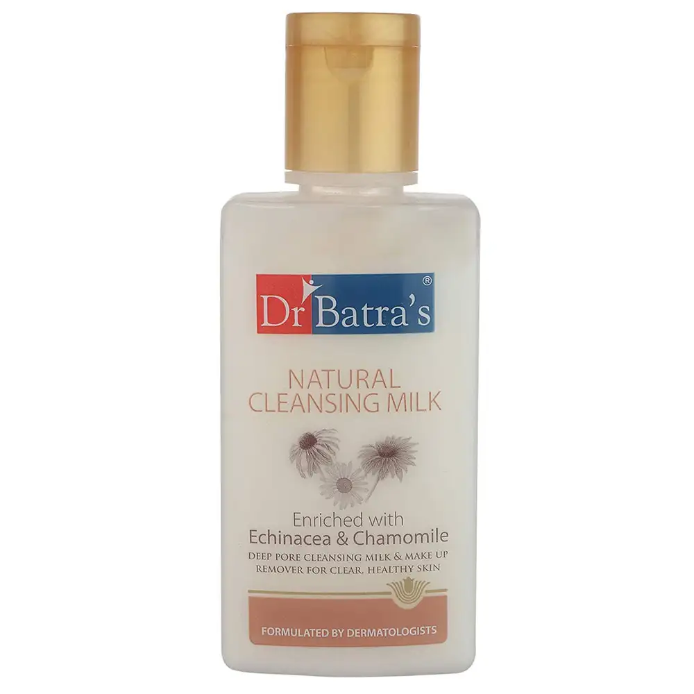 Dr Batra's Natural Cleansing Milk,  100 ml  Enriched with Echinacea & Chamomile