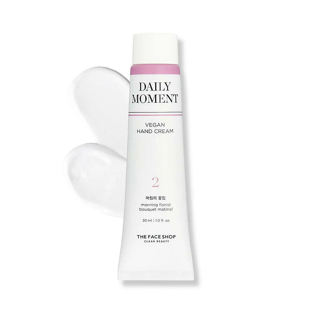 The Face Shop The Face Shop Daily Moment Vegan Hand Cream - Morning Florist with Hyaluronic Acid & Shea Butter, Non-Greasy hand care cream 30 ml