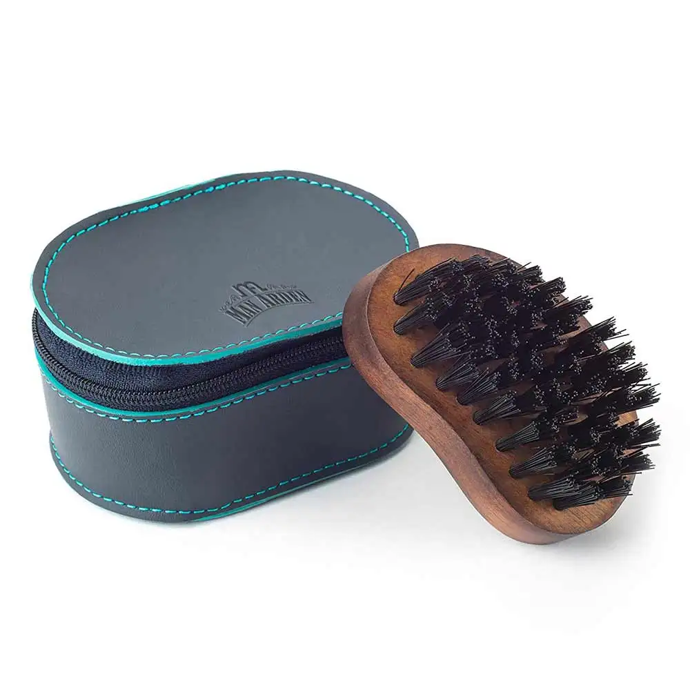 Man Arden Beard Brush with Leather Pouch,  1 Piece(s)/Pack  for All Types of Beard