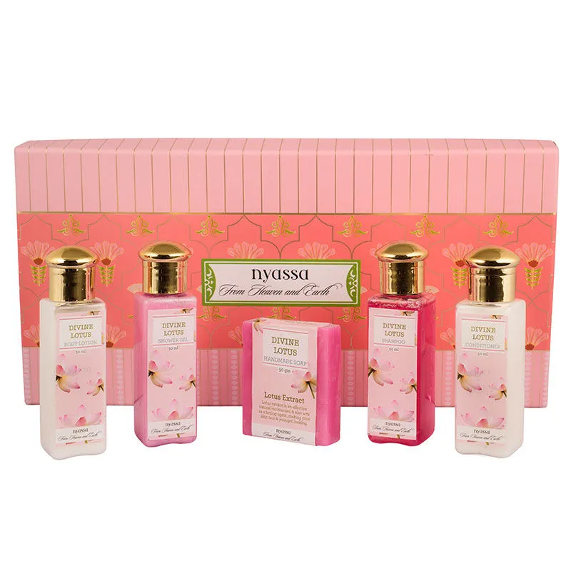 Nyassa Divine Lotus Bath Ritual Gift Set