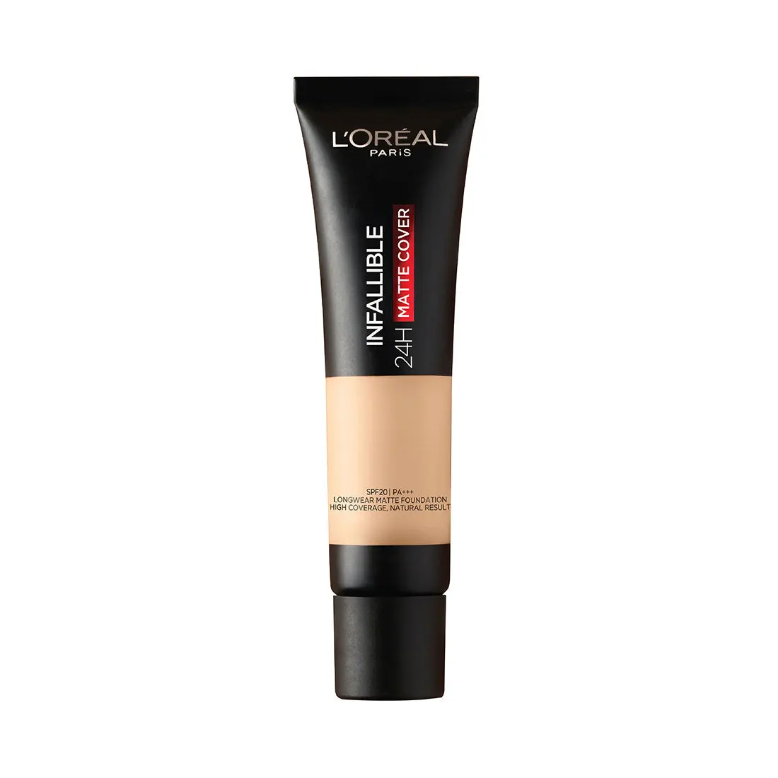 L'Oreal Paris Infallible 24H Matte Cover Liquid Foundation, 125 Natural Rose (35 ml)