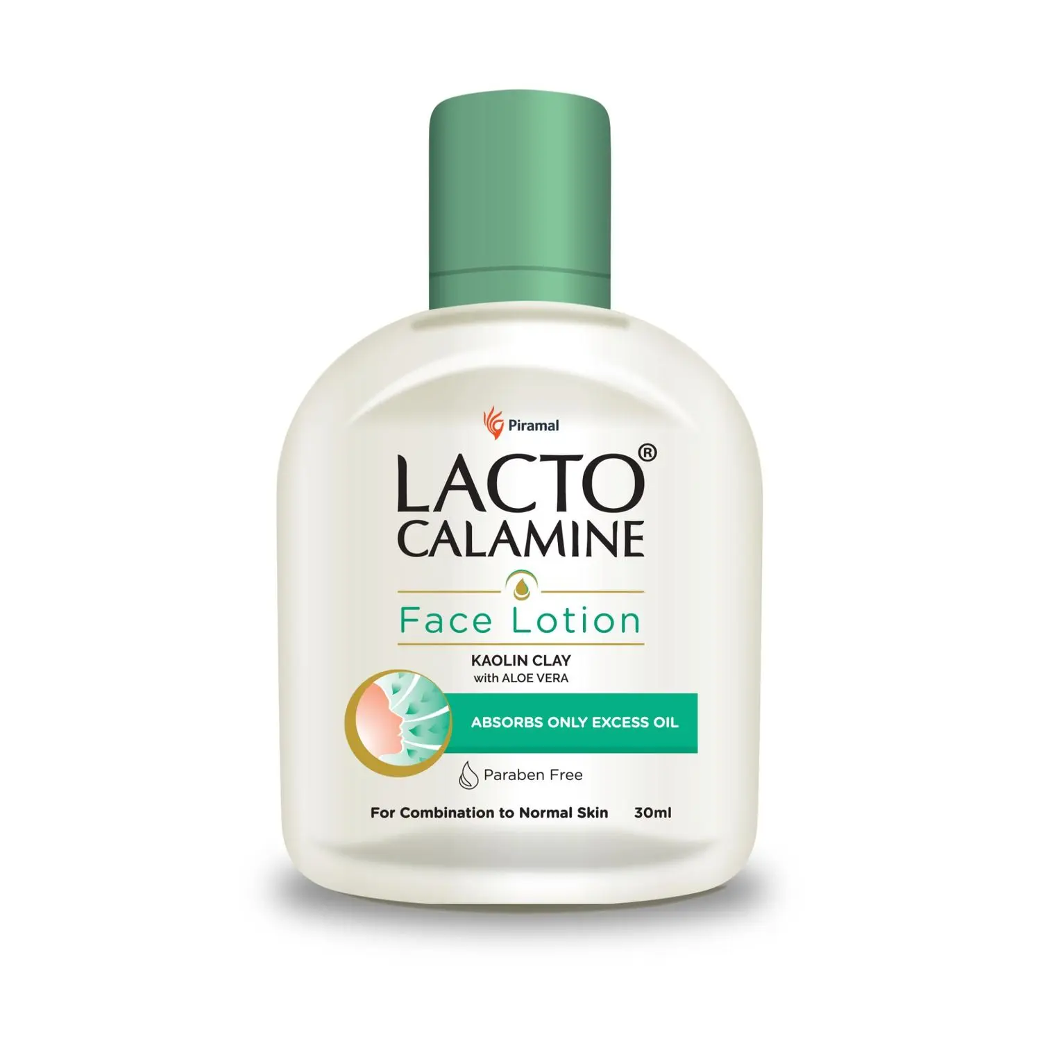 Lacto Calamine Face Lotion kaolin Clay with Aloe vera for Combination to Normal Skin, (30 ml)