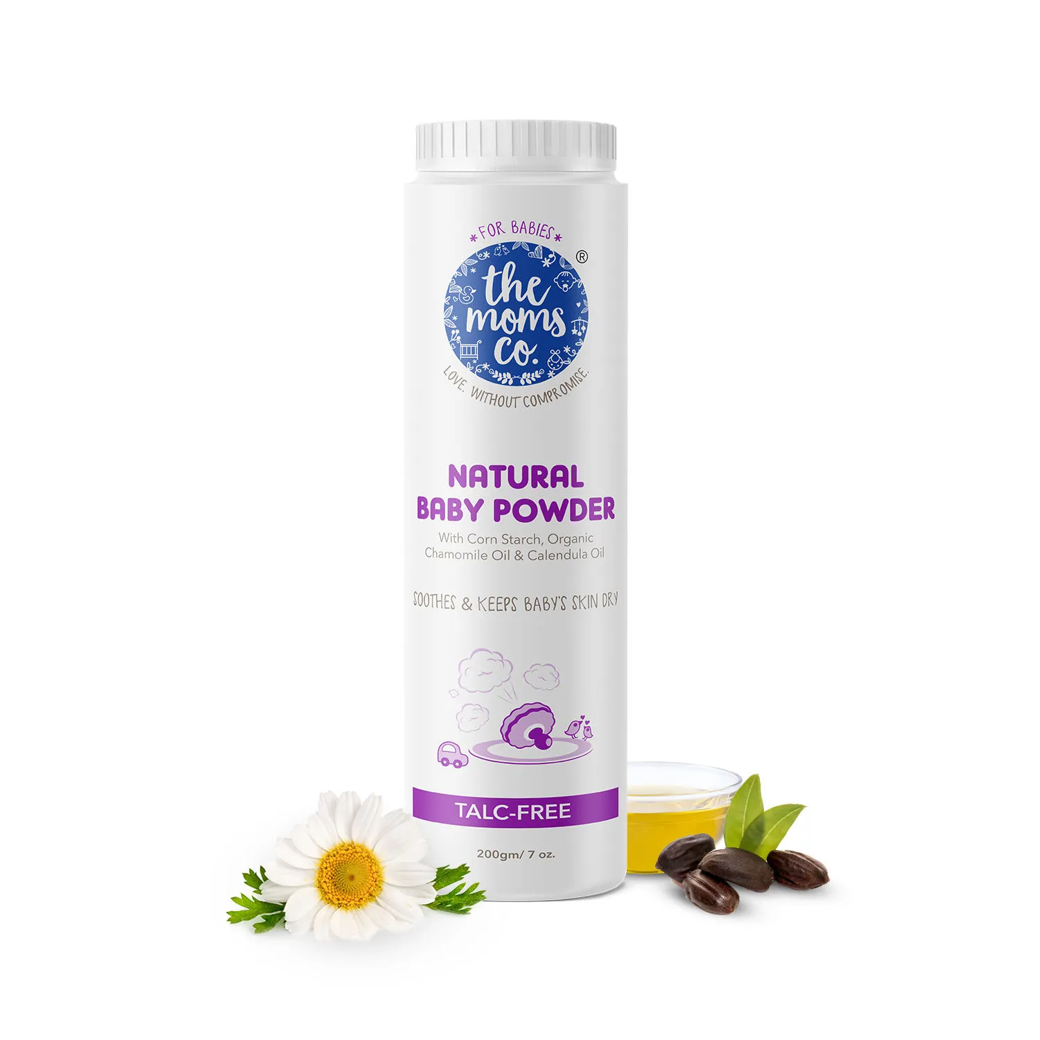 The Moms Co. Natural Baby Powder