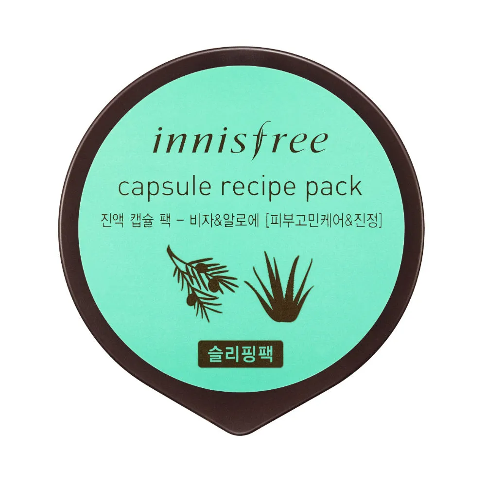 Innisfree Capsule Recipe Pack - Bija & Aloe Vera