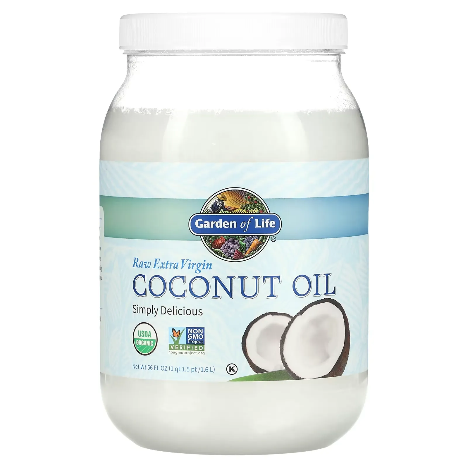 Raw Extra Virgin Coconut Oil, 56 fl oz (1.6 l)