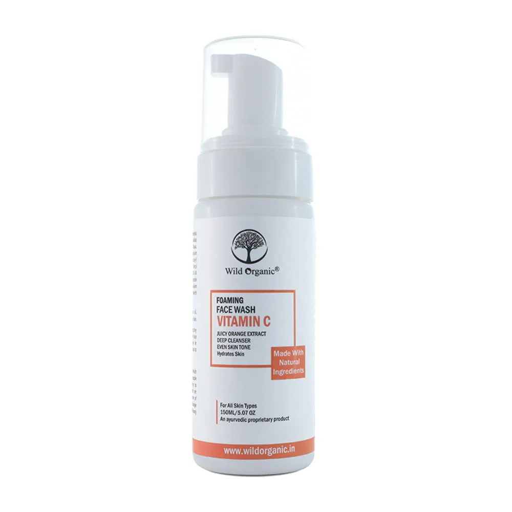 Wild Organic Foaming Face Wash Vitamin C