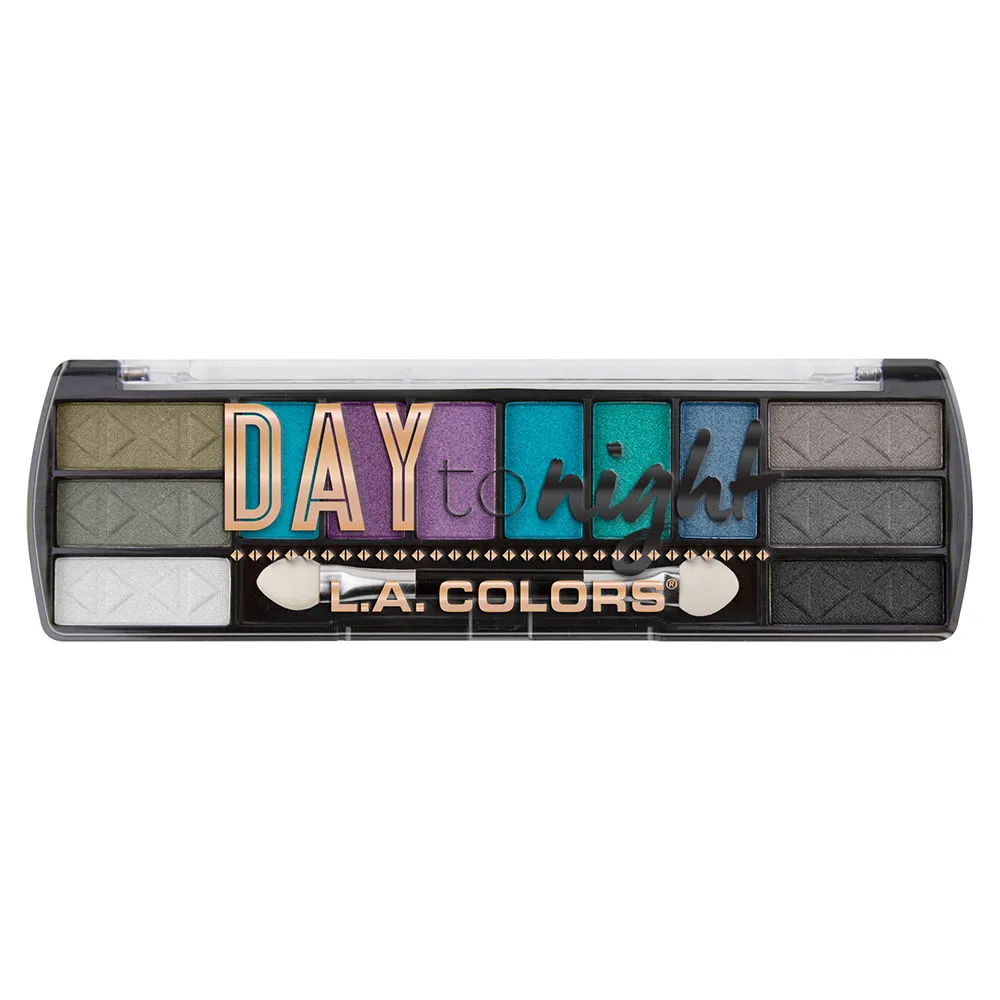 L.A. Colors Day To Night 12 Color Eyeshadow - After Dark