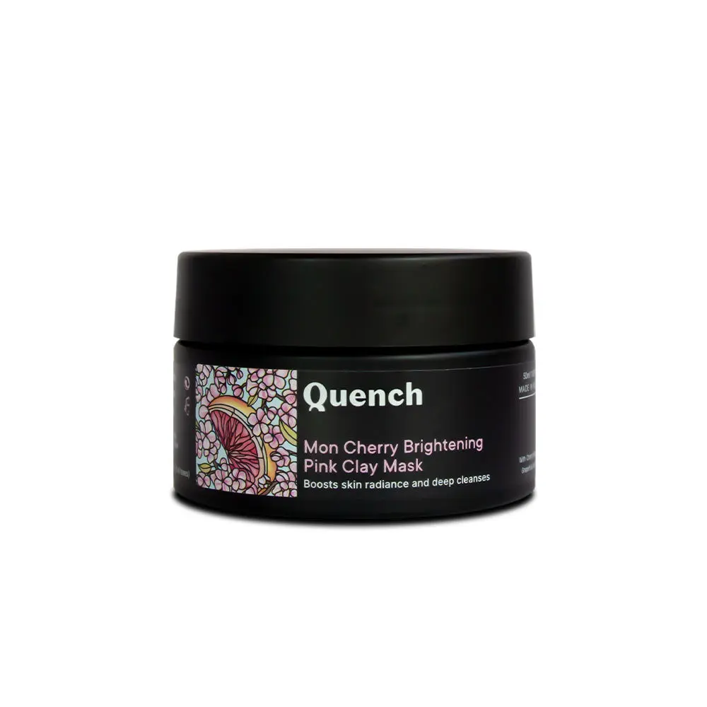 Quench Botanics Mon Cherry Brightening Pink Clay Mask (50 ml)