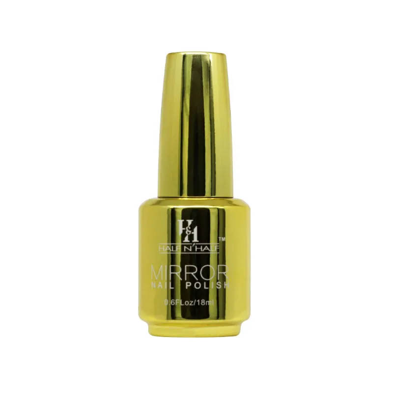 Half N Half Mirror Nail Polish - Gold