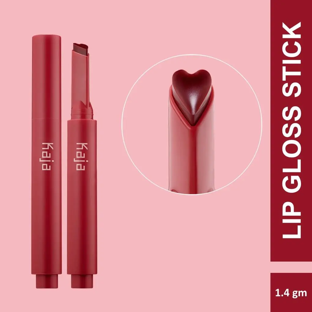 KAJA Heart Melter | Lip Gloss Stick | 01 Too Hot - Flirty cherry red | Cruelty-free, Vegan, Paraben-free, Sulfate-free, Phthalates-free, K-Beauty