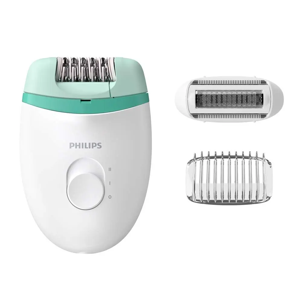 Philips BRE245 Corded Compact Epilator (2 in 1 - shaver  and epilator) for gentle hair removal at home