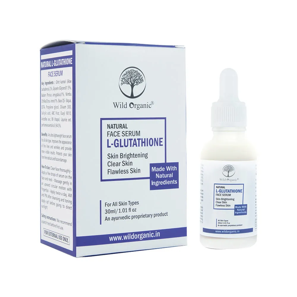 Wild Organic Natural Face Serum L- Glutathione