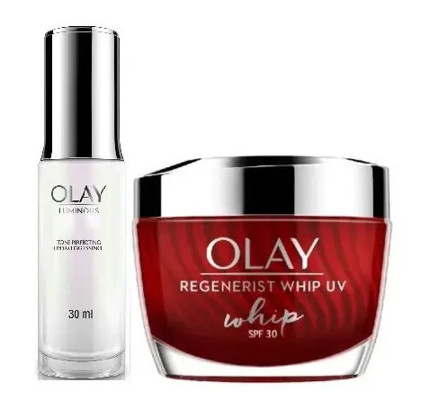 Olay Regenerist Summer Power Duo With SPF 30 for Hydration (Moisturizer + Essence)