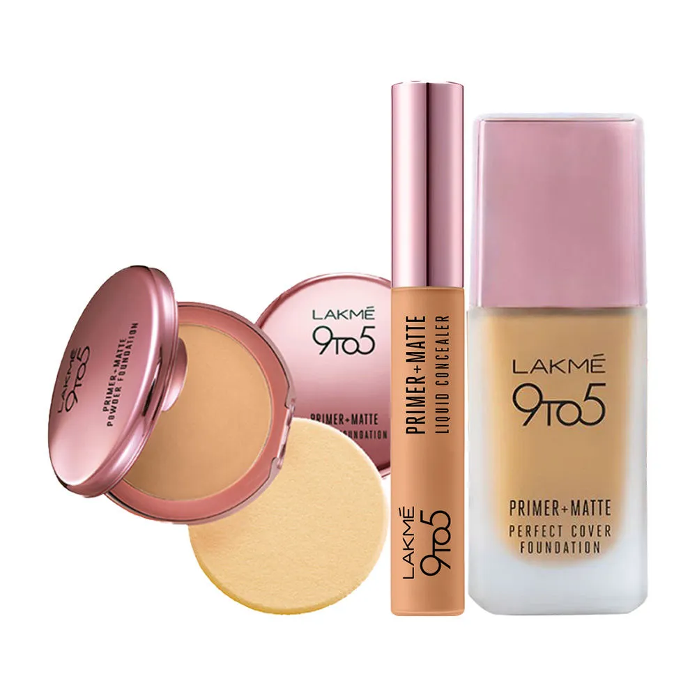 Lakme Primer + Matte Face Base Medium Combo