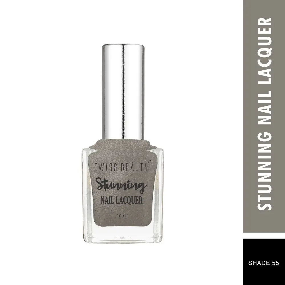 Swiss Beauty Stunning Nail Lacquer 55 Steel City (10 ml)