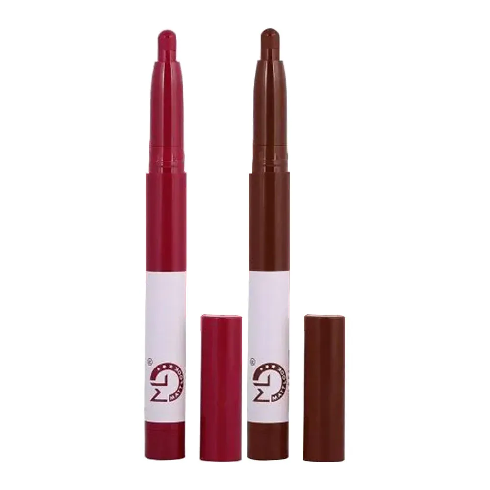 Matt look Stain Lip Crayon Matte Non-Transfer Lipstick Combo - 1