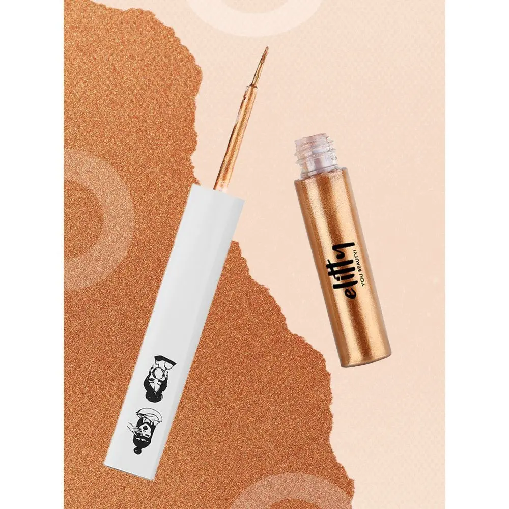 Elitty Liquid Pop Coloured Eyeliner- Eternal Eclipse (Metallic White) Makeup for Teens -4 ML