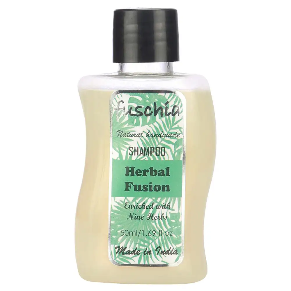 Fuschia Herbal Fusion Shampoo,  50 ml  Enriched with Nine Herbs