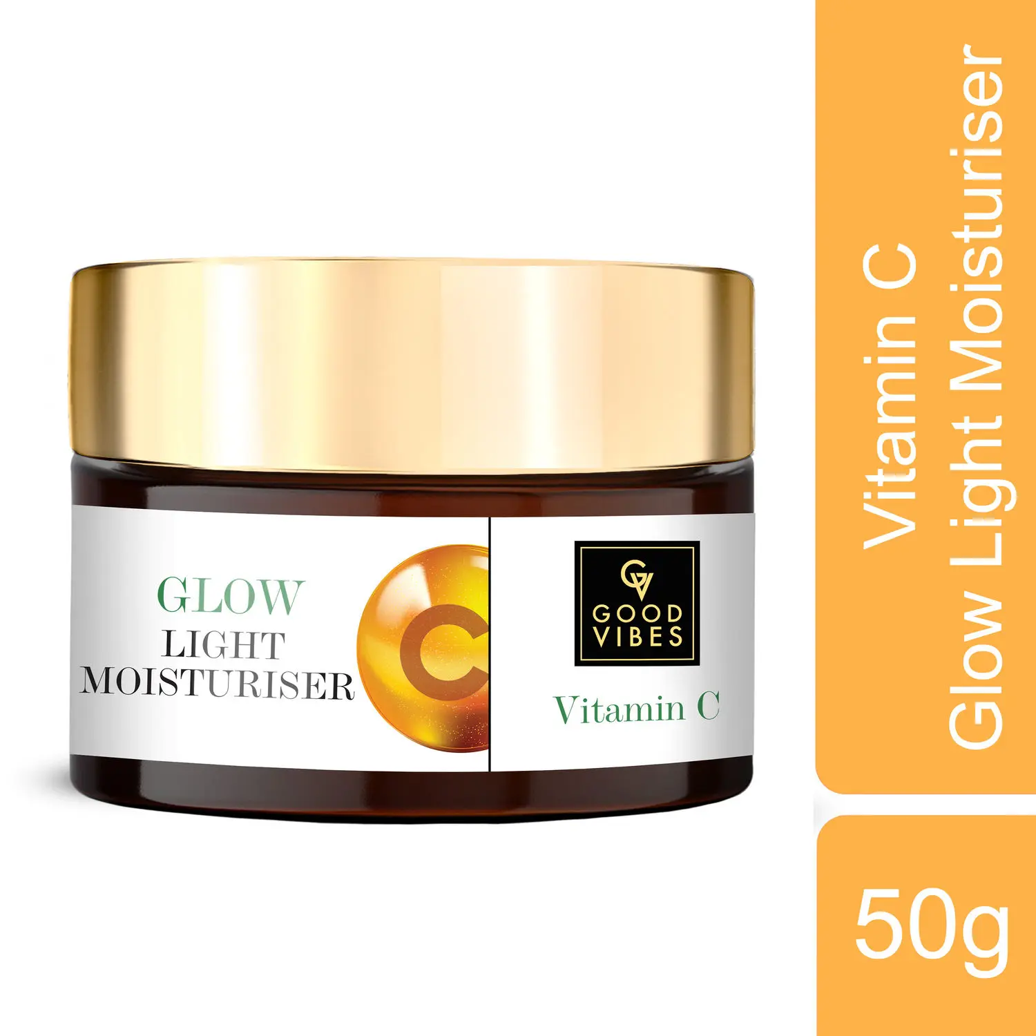 Good Vibes Glow Light Moisturiser - Vitamin C 50g