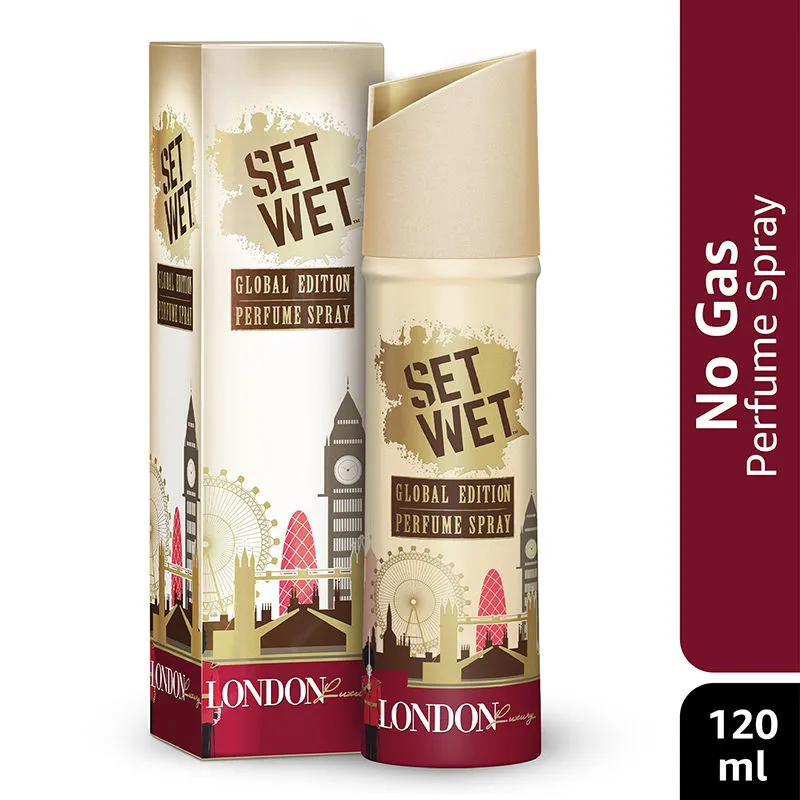 Set Wet Global Edition London Luxury Perfume Body Spray for Men