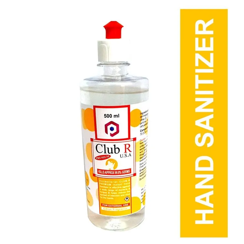 Club R Premium Citrus Fragrance Hand Sanitizer