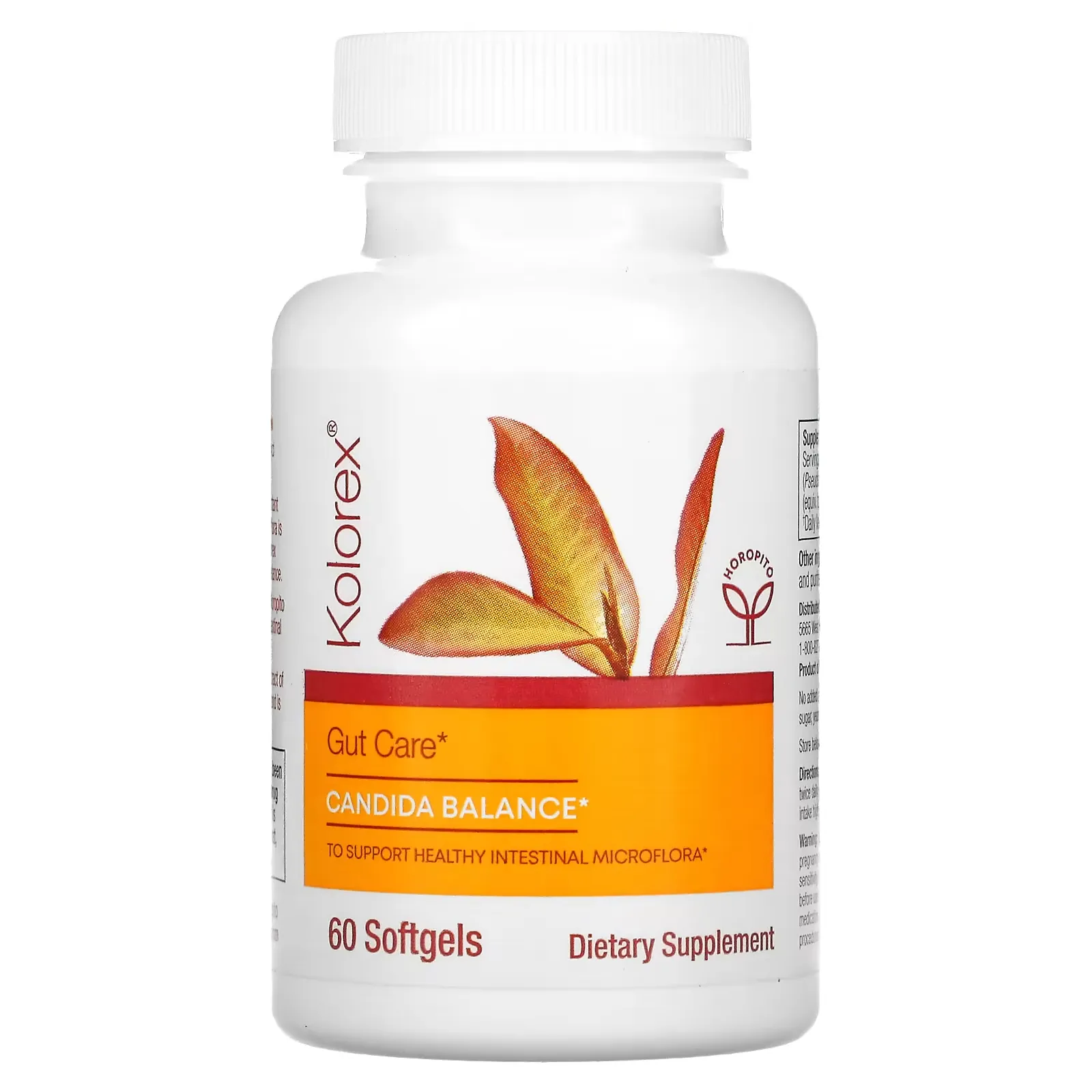 Gut Care, Candida Balance, 60 Softgels