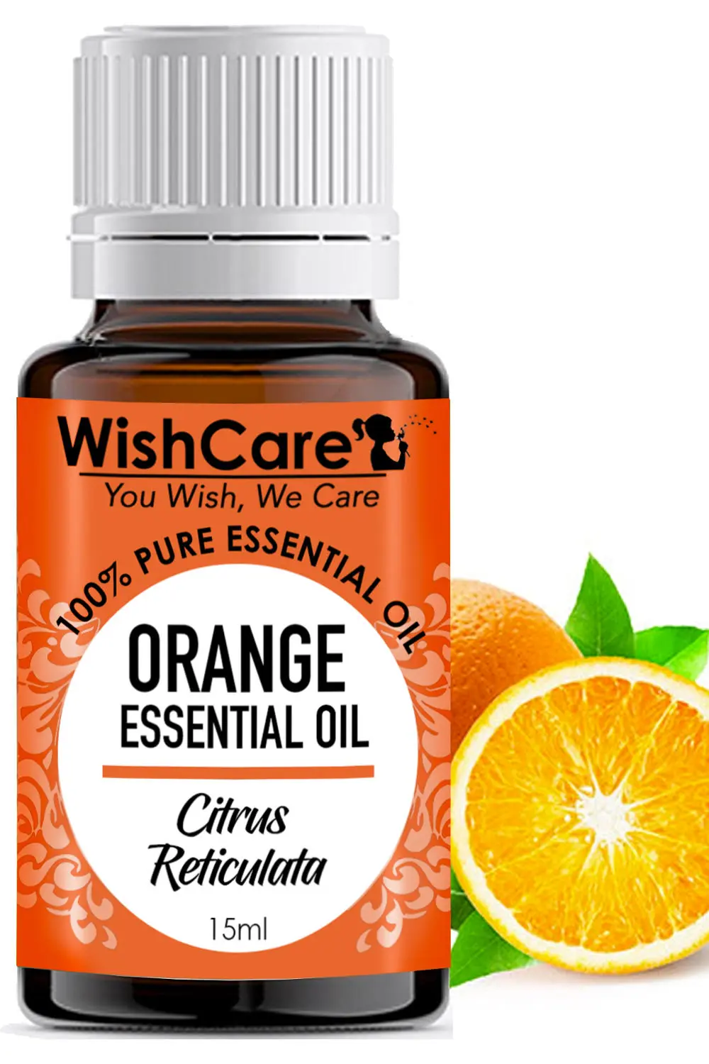 WishCare Pure Orange Essential Oil - 15 ML