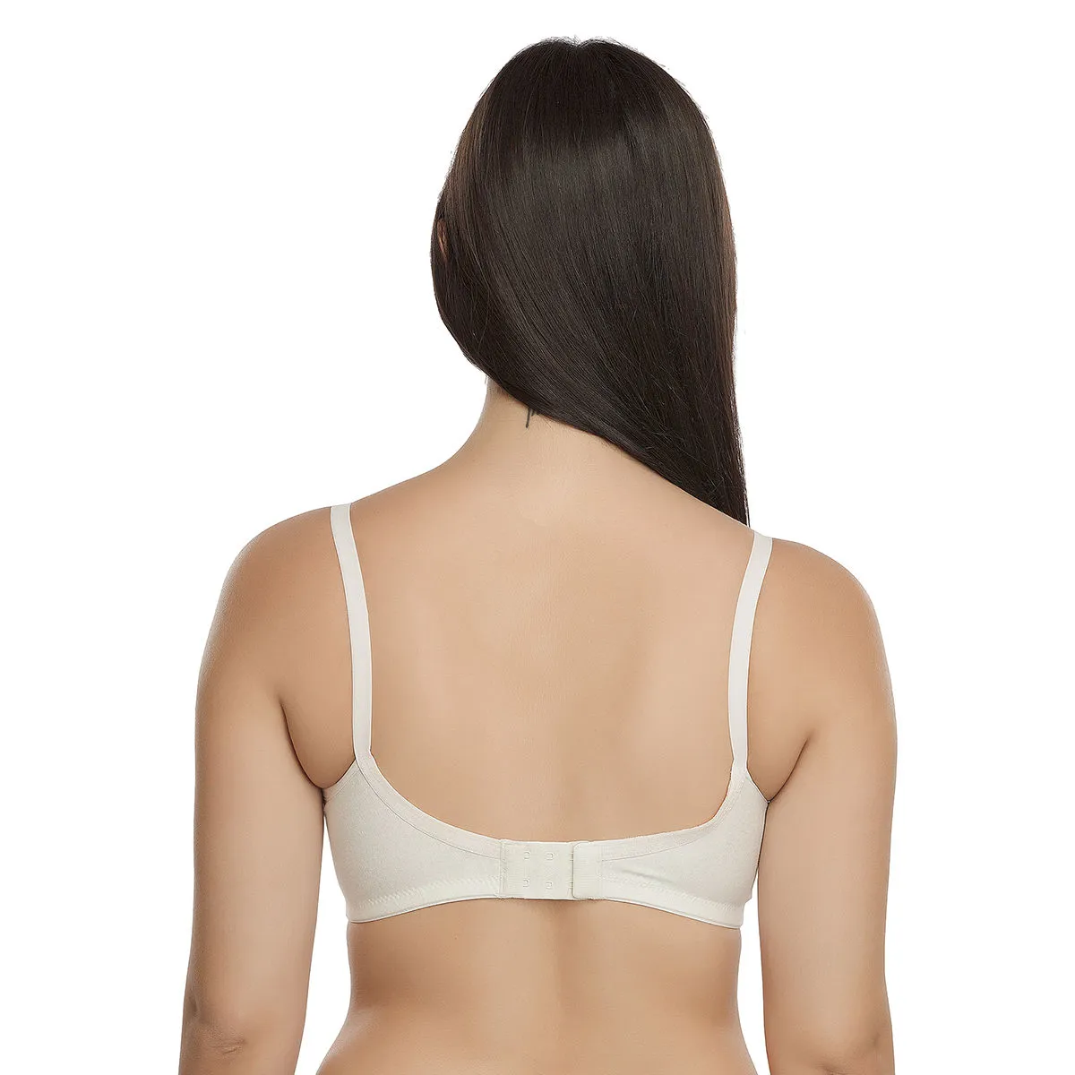 Inner Sense Women's Full Cup Nursing Bra Pack of 2 - White (34C)