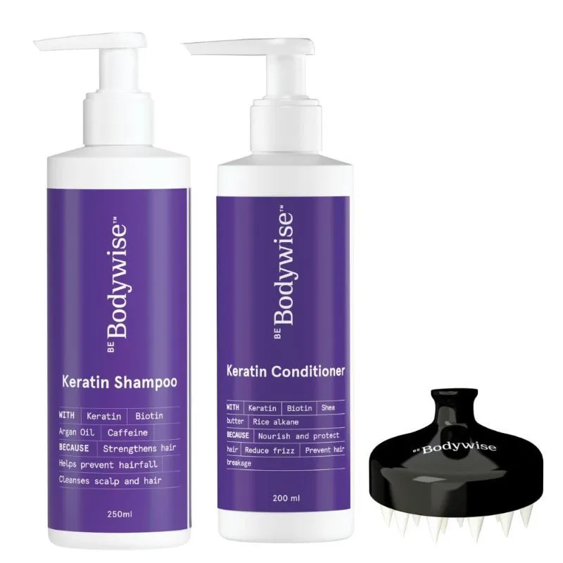 Be Bodywise Complete Hair Fall Control Kit (Massager + AHS + Conditioner)