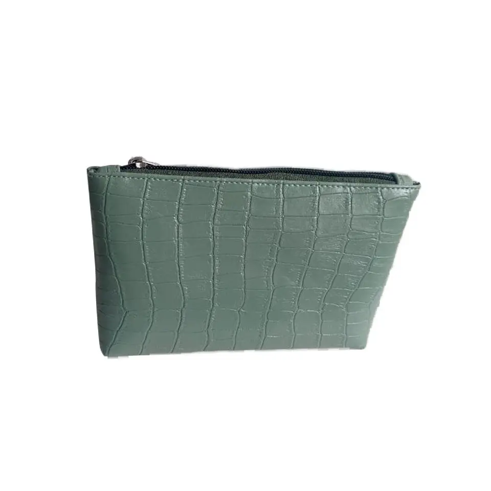 GWP Good Vibes Croco Pouch - Moss Green