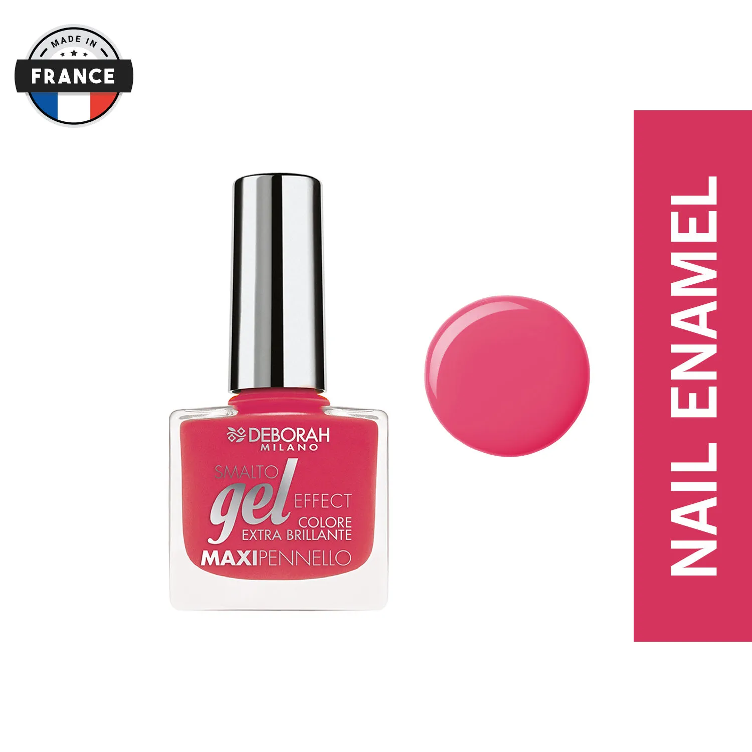 Deborah Gel Effect Nail Enamel - 32 Coral