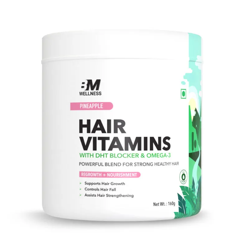 BM Wellness Hair Vitamins - Pineapple