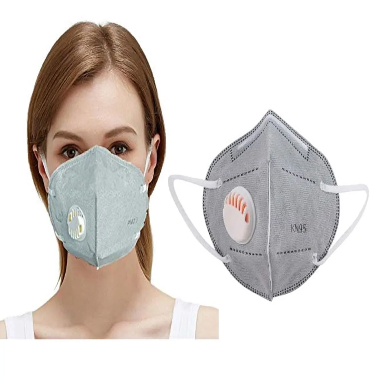 Fabula Pack of 1 Anti-Pollution Reusable 5 Layer Mask - Grey