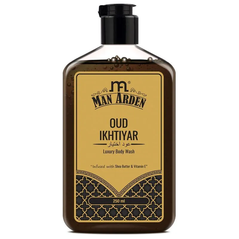 Man Arden Oud Ikhtiyar Luxury Body Wash Infused With Shea Butter & Vitamin E