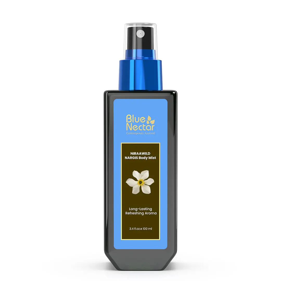 Blue Nectar Chamba Wild Nargis Body Mist for long lasting freshness and aromatic body odor (100 ml)