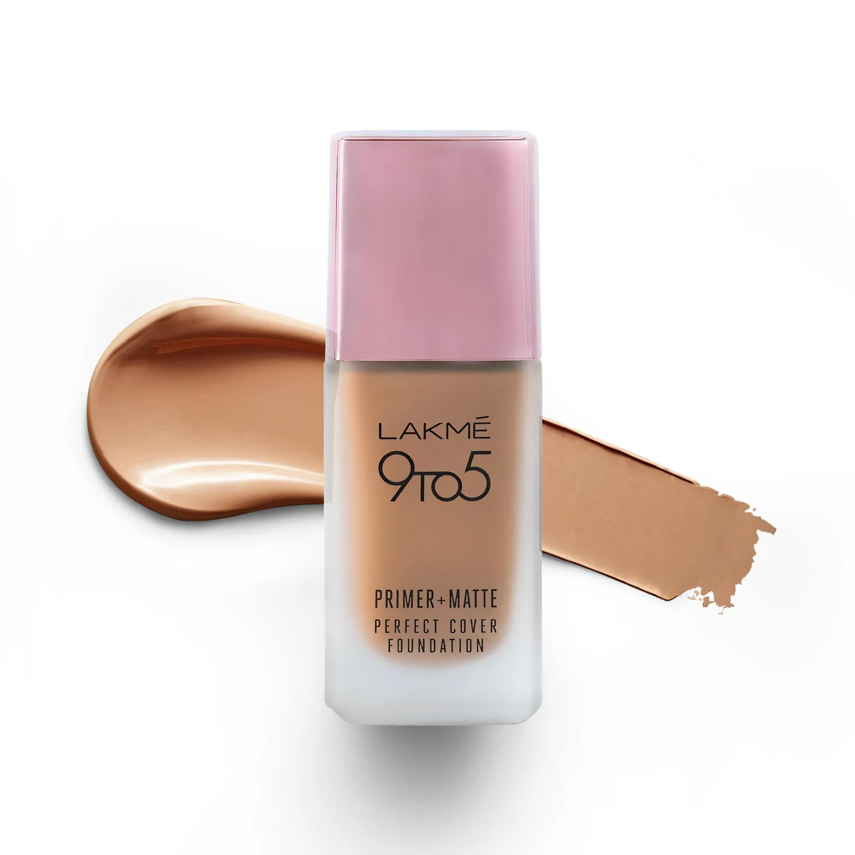 Lakme 9 To 5 Primer + Matte Perfect Cover Foundation - C280 Cool Tan