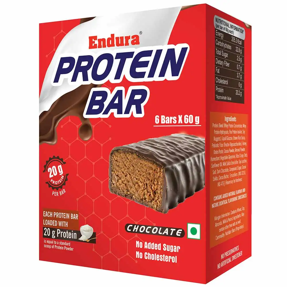 Endura Protein Bar,  6 bar(s)  Chocolate