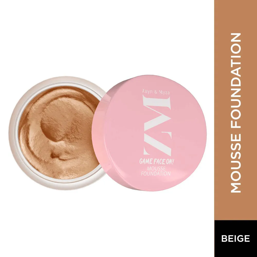 ZM Zayn & Myza Game Face On Mousse Foundation - Beige