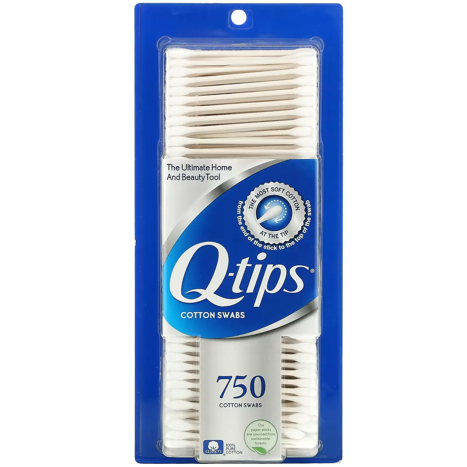 Cotton Swabs, 750 Swabs