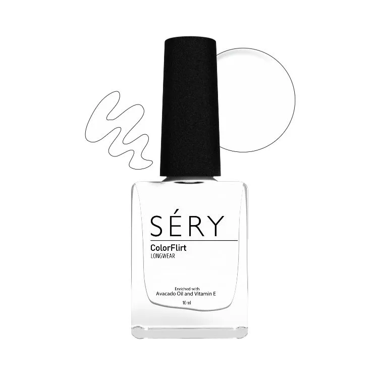 SERY Colorflirt Nail Paint - White Beauty