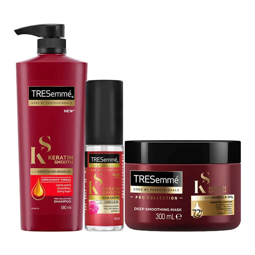 Tresemme Keratin Smooth Shampoo + Mask + Serum