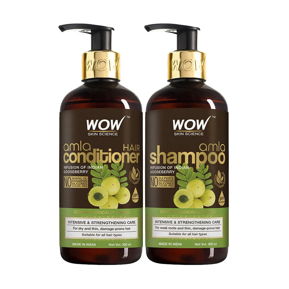 WOW Skin Science Ultimate Amla Hair Kit ( Shampoo +conditioner)